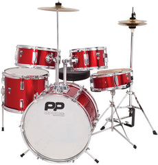PP200RD Junior 5–Piece Drum Kit – Red