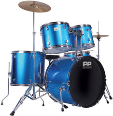PP 5 Piece Drum Kit PP250 BL/BK