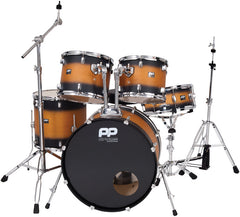 P.P. 5 Piece Drum Kit  Black Velvet  PP400BB