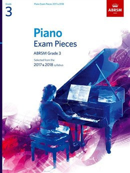 ABRSM Piano Exam Pieces: 2017-2018 (Grade 3) - Book Only