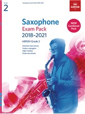 ABRSM Saxophone Exam Pack 2018-21 G2